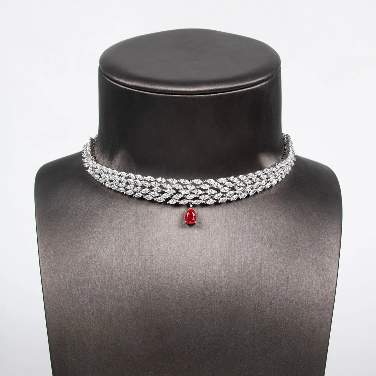 Elegant Bridal Zircon Statement Necklace for Women