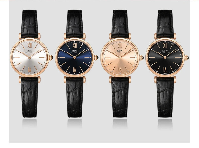 Montres Femmes CARNIVAL Brand Fashion Watches Ladies Luxury Girls Rose Gold Quartz Wrist Watch for Women Waterproof Reloj Mujer