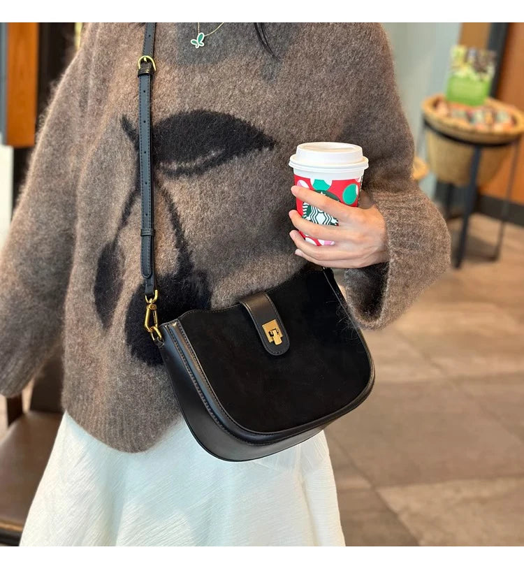 Women‘s Cowhide Genuine Leather Shoulder Bag Ladies Soft Cow Real Leather Handbag Female Fashion Luxury Design Crossbody Bags