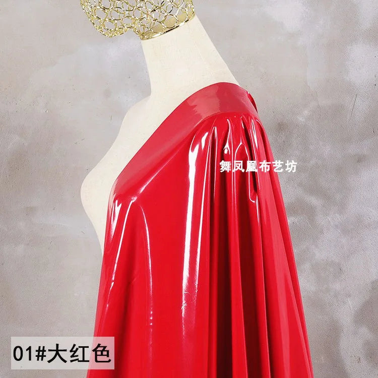 Plus Size High Waist Leather Skirt