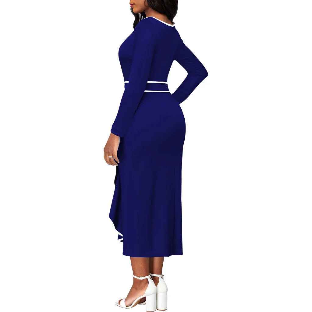 Sexy Fashion Lotus Leaf Women's Dress JX5773