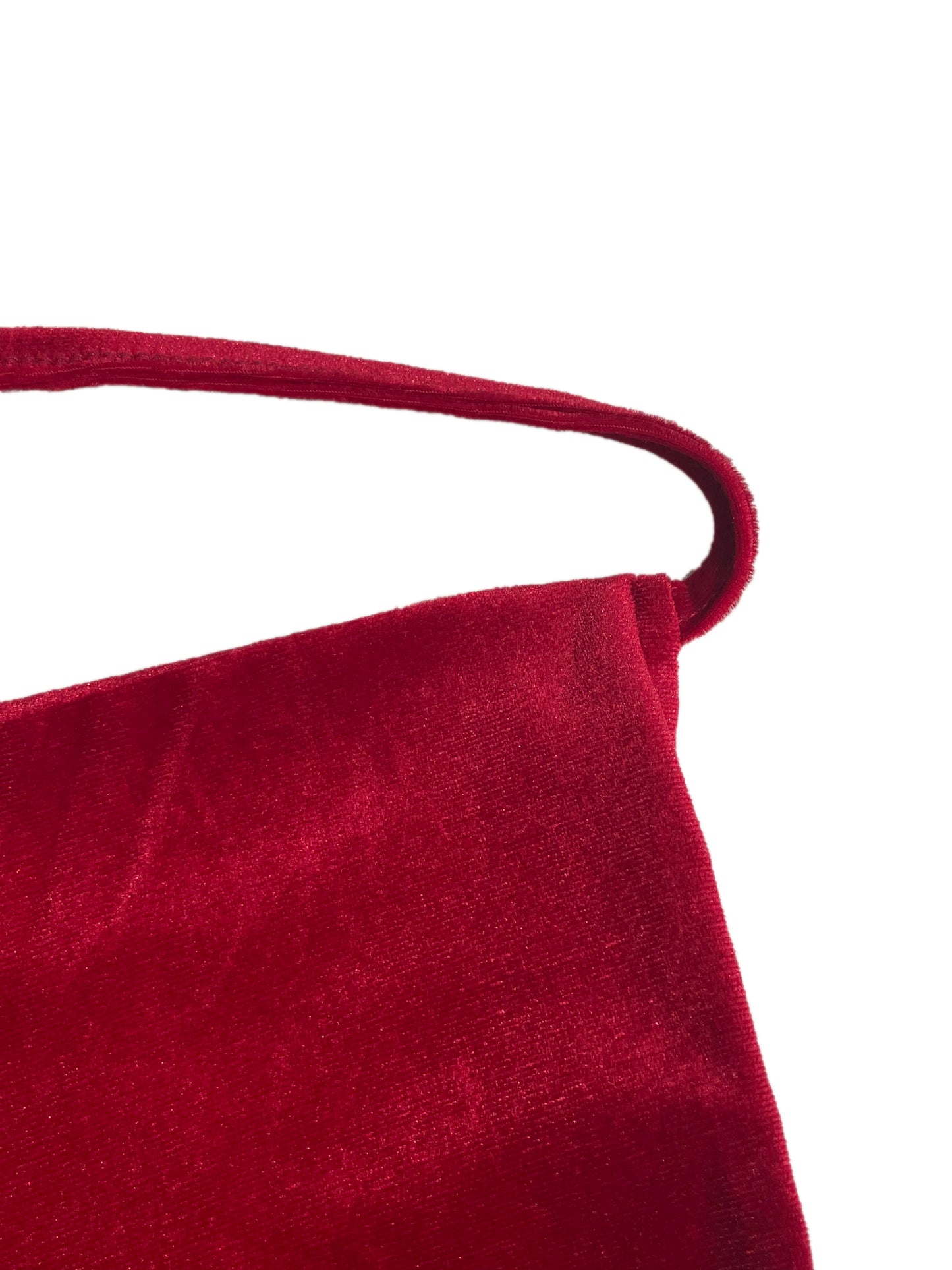 Women's Holiday Party Backless Velvet Skirt with Side Slits