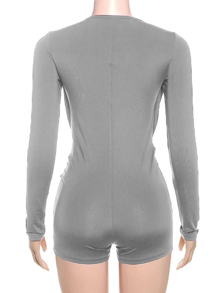 Weird Puss Sexy Women Swing Collar Romper+Metal buckle Bra Hipster Midnight Party Coquette New Spring Trend Workout Playsuits