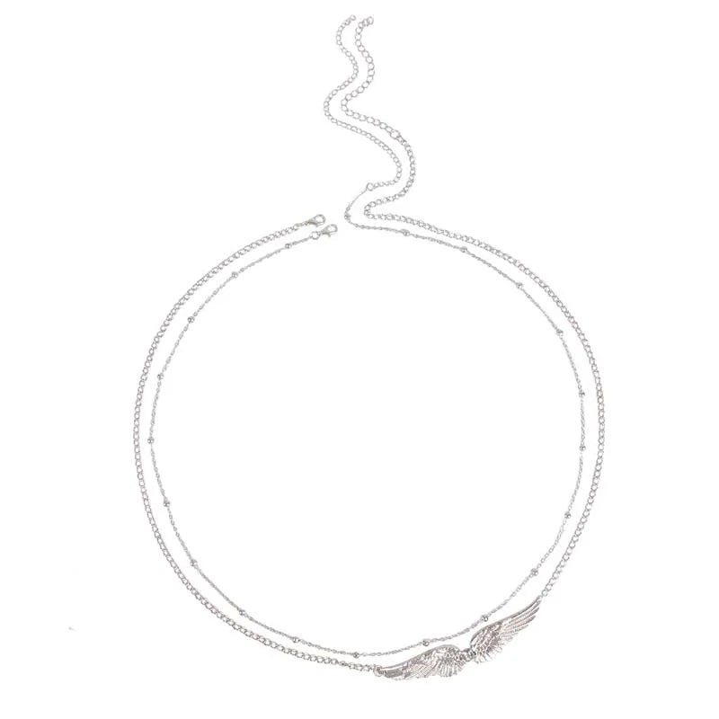Gold Beaded Layered Waist Chain