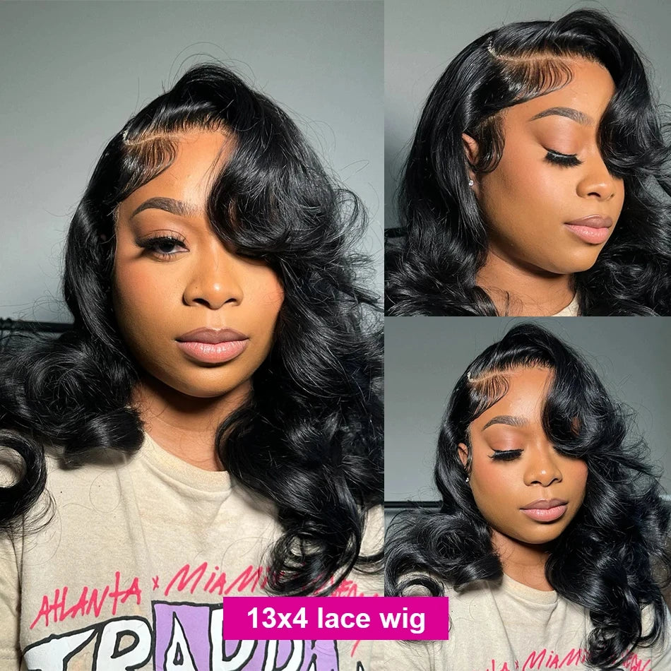 Short Bob Wigs Human Hair 100% Body Wave Lace Front Human Hair Wig Short HD Lace Wgs For Women Pre Plucked 4x4 5x5 Closure Wig