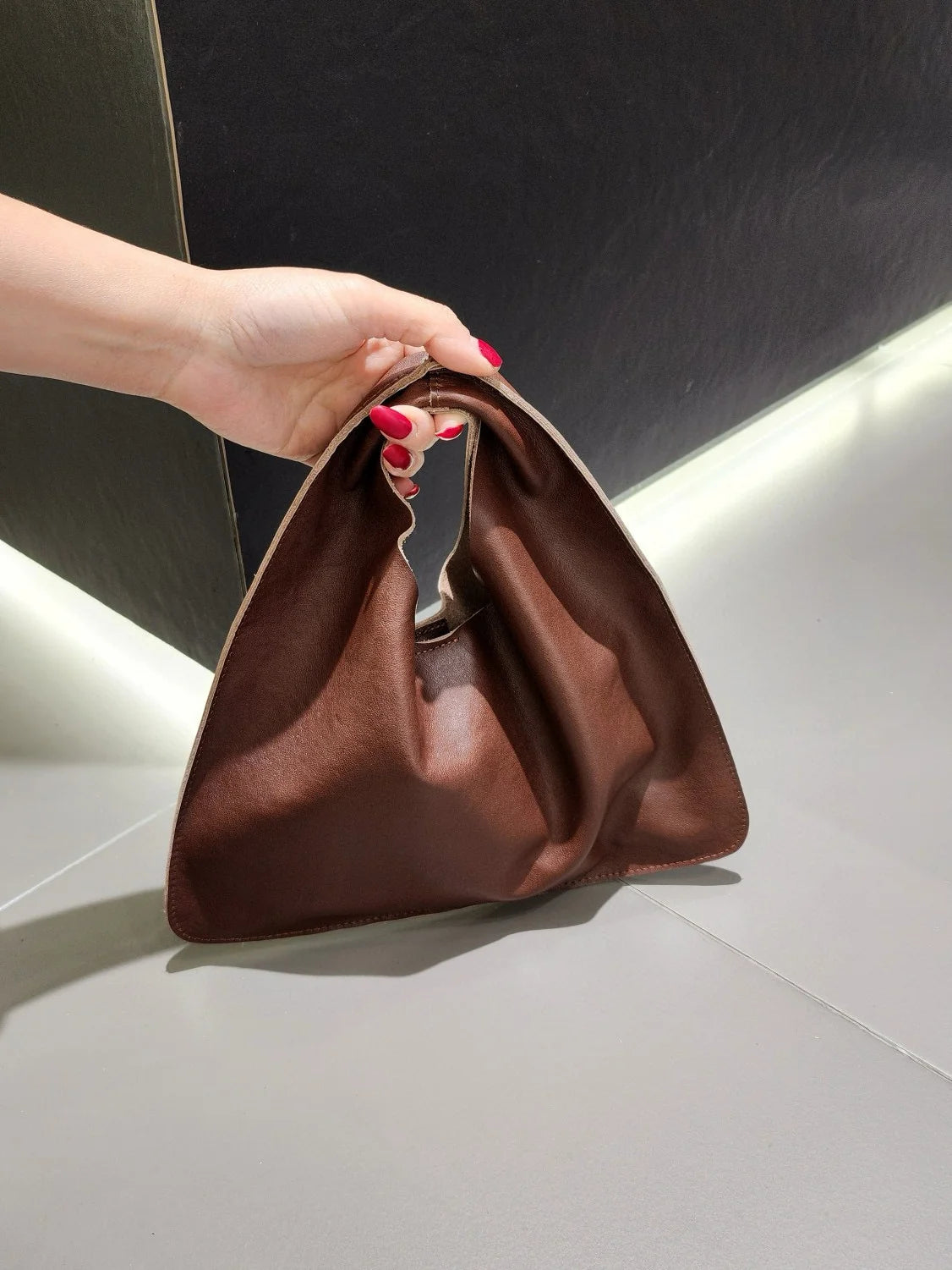 Original Designer Brand Leather Handle Dumplings Cloud Bag Underarm Shoulder Crossbody Bags for Women Hot Selling