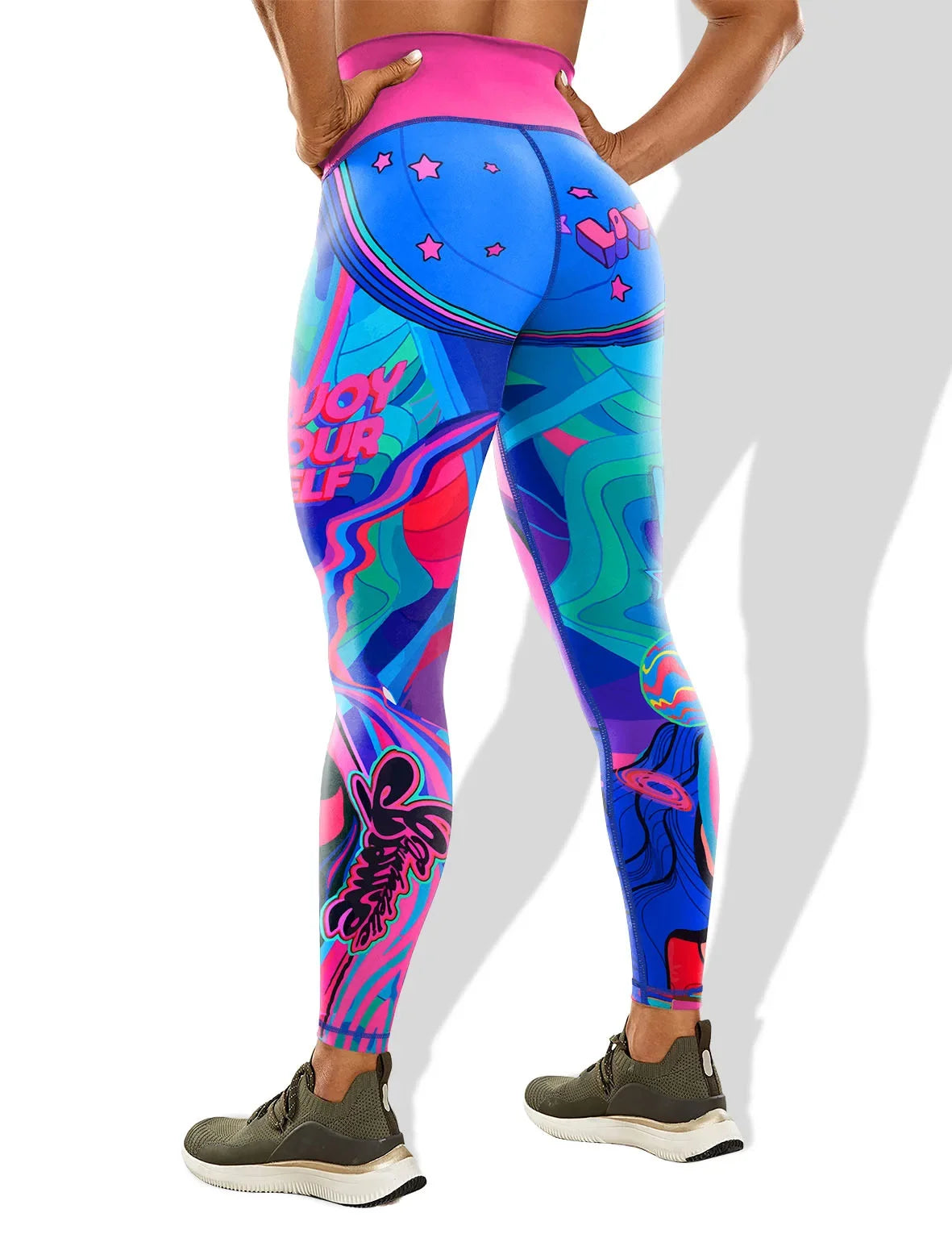 Uniqueprinting High Elasticity Leggings For Outdoor Sports Fitness Running Cycling Yoga New Cross-border Style