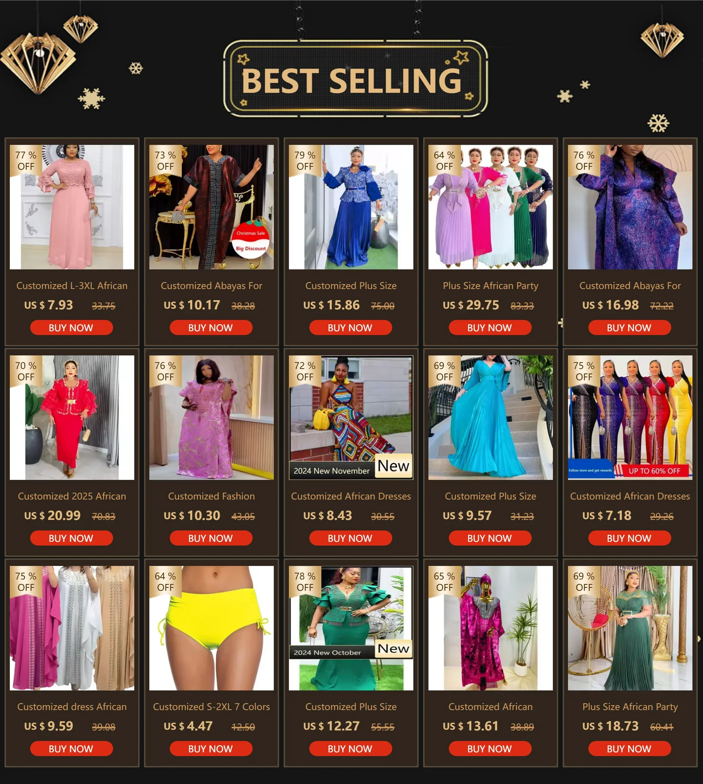 Dashiki African Dresses for Women Summer Elegant African Long Sleeve V-neck Printing Party Evening Dress Outfits Ankara Dresses