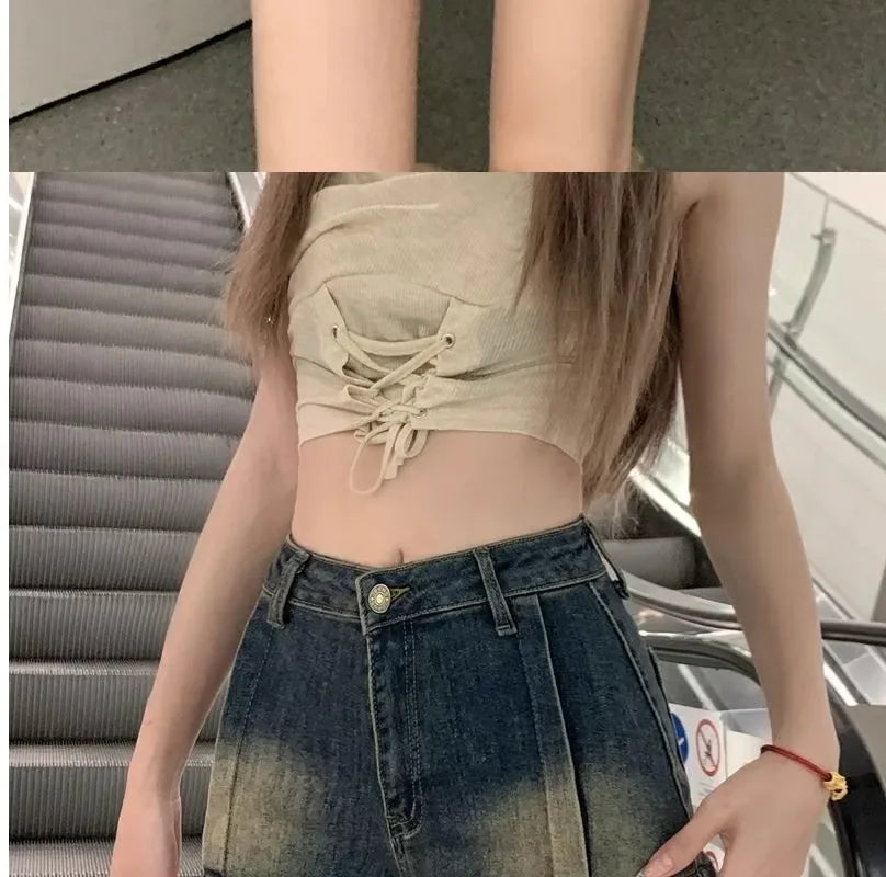 Retro Washed Denim Shorts Women Summer Hot Sale Of The Season New Straight Leg High Waist Slimming Versatile Hot Pants Casual Co
