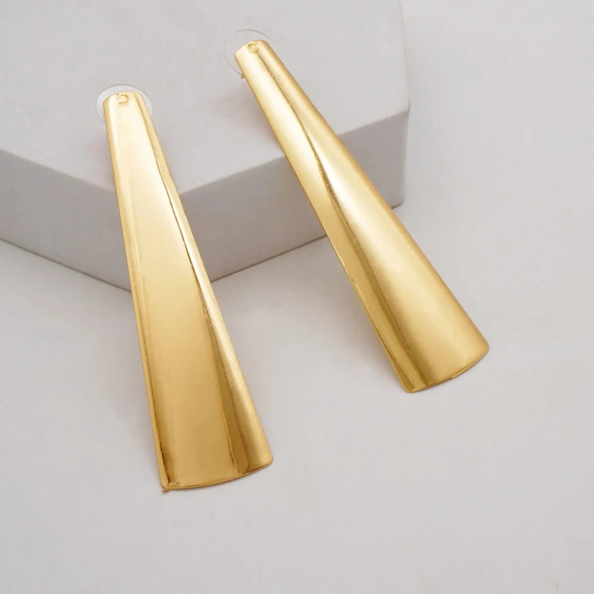 Fashion Jewelry Big Gold Color Round Geometric Earrings Dangle Drop Earrings For Women African Wedding Party Gifts