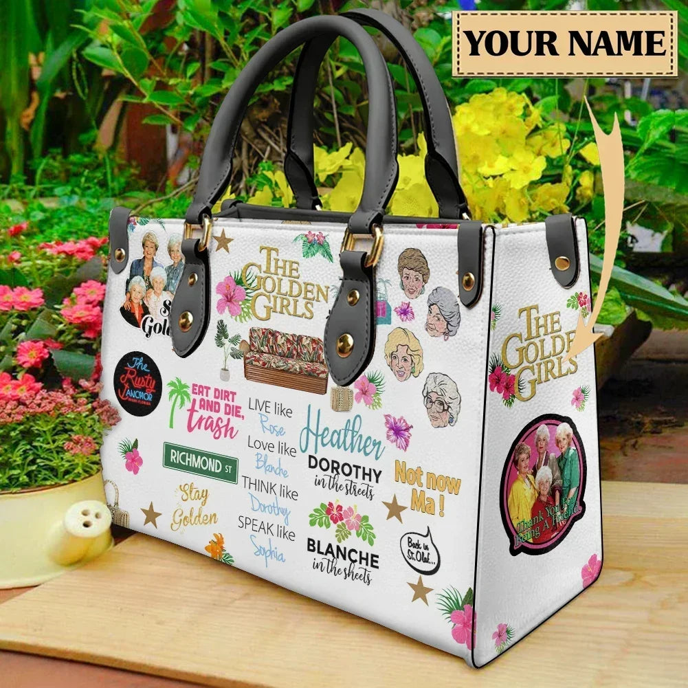 Structured PU Leather Tote Bag