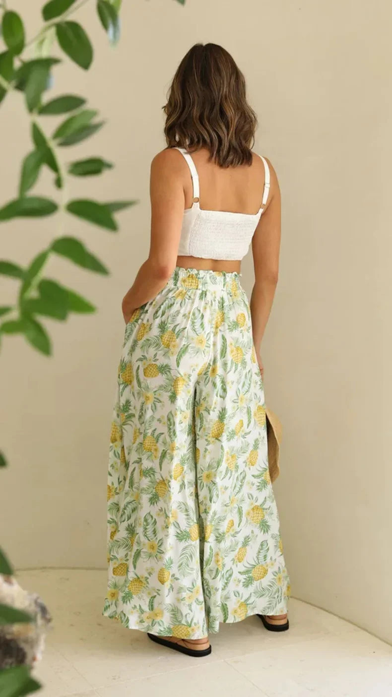 Fashionable Loose Casual Wide Leg Pants Women's Spring Summer Independent Station Long Trousers Comfortable Female Clothing