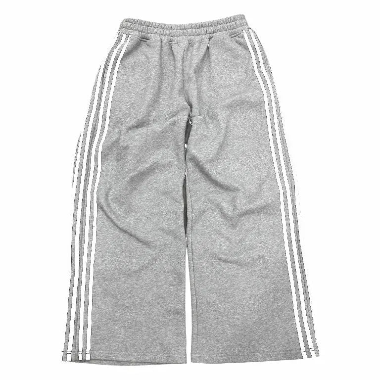 American HCW Retro Striped Zipper Hoodie Y2K Clothes Mens Womens Hip-hop Letter Embroidery Black Oversized Sweatshirt Jacket