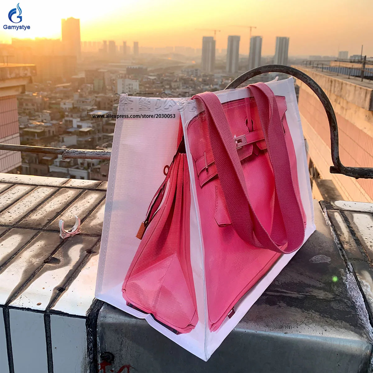 Unisex Extra Large Woven Tote Bag