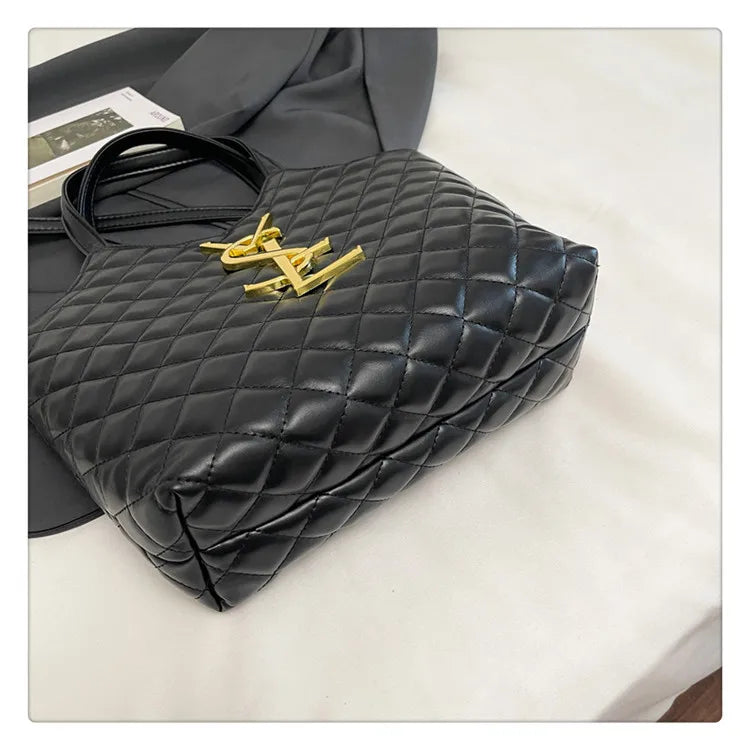 2025 Spring New Style Large Women's Bags, Letter-patterned Large-capacity Tote Bags, Underarm Bags, Fashionable and Versatile