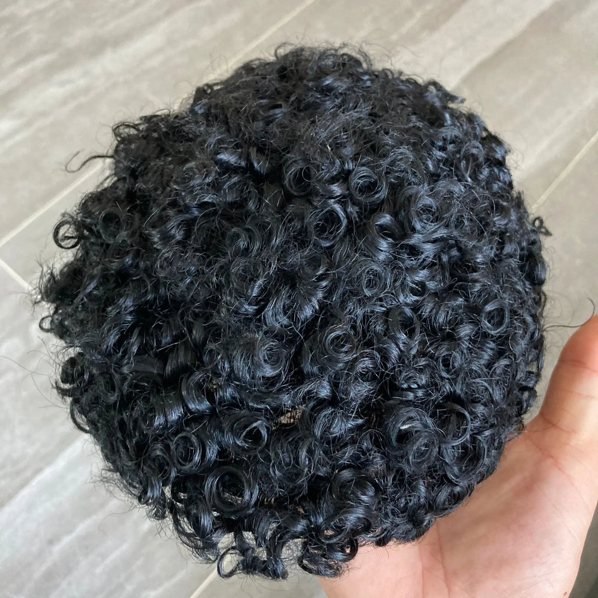 Afro Kinky Curly Full Lace Human Hair Wig for Women