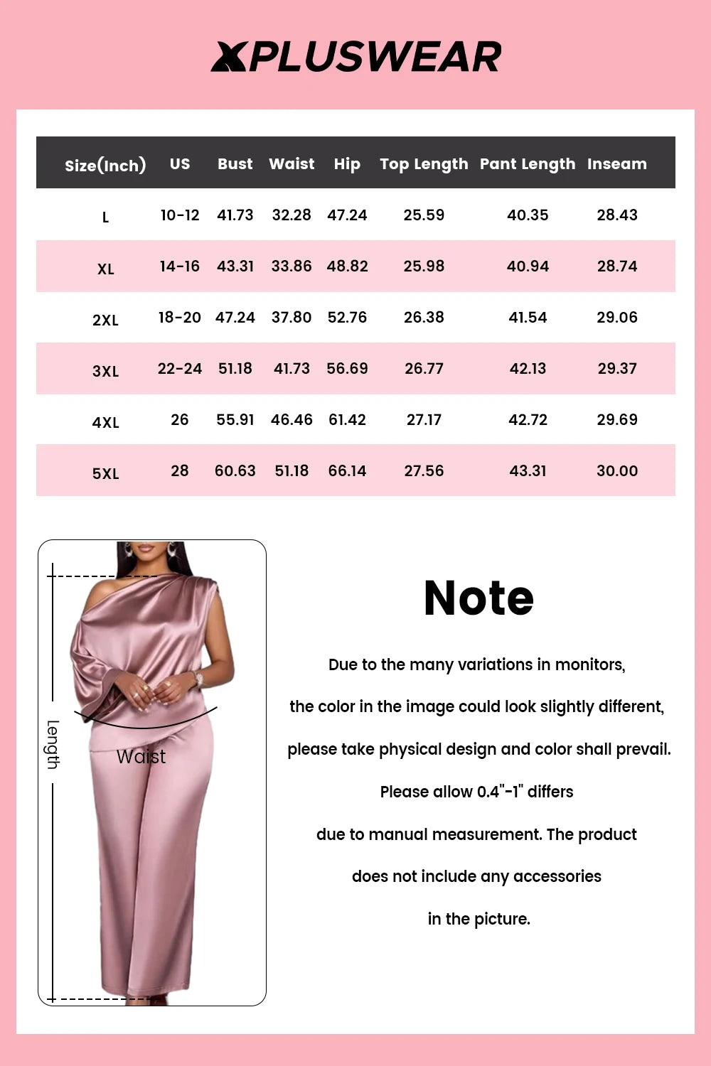 Plus Size Business Casual Green Elegant Oblique Collar Short Sleeve Pocket Satin Two Piece Pant Sets