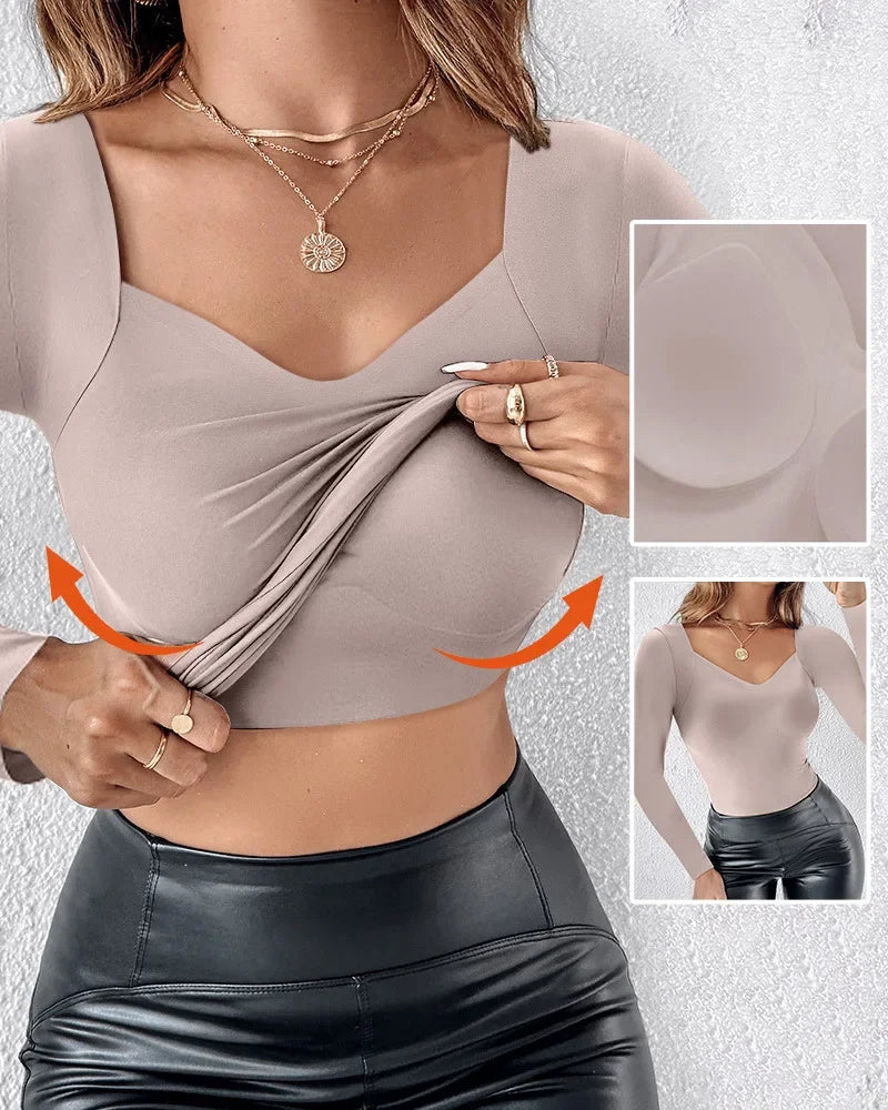 Seamless Shapewear Long Sleeve Top