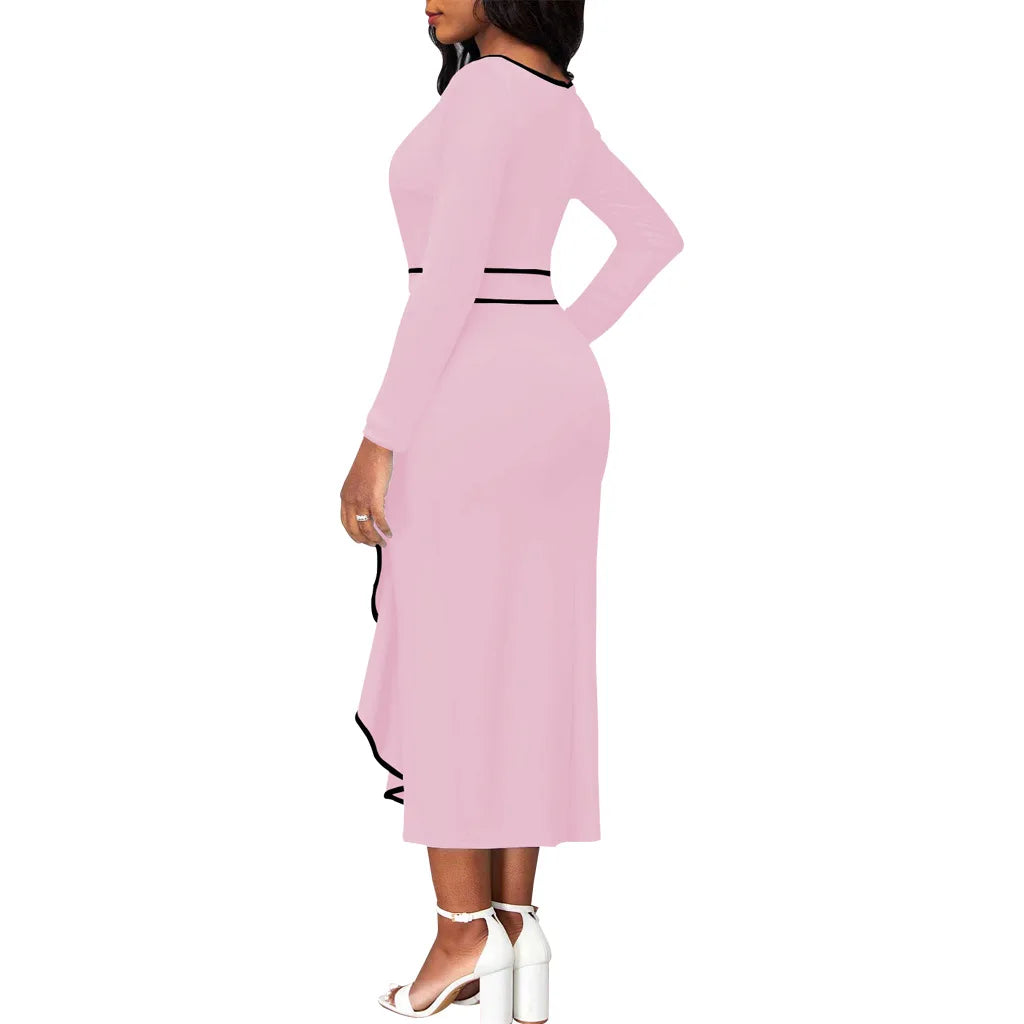 Sexy Fashion Lotus Leaf Women's Dress JX5773