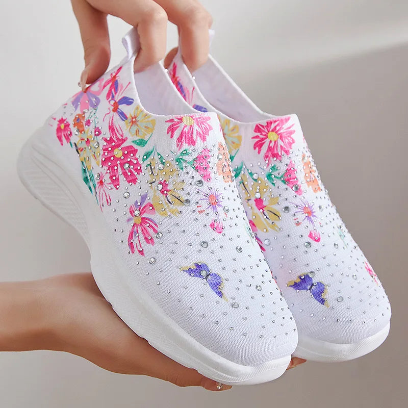 Shoes women 2025 new fashion fashion match color breathable single shoes women's shoes casual running shoes