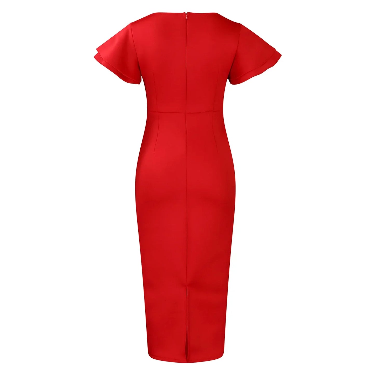 Elegant Pure Color African Style Wrap Dress D3310 New Fashionable Transoceanic Dress with Lace Trim Elegant African Dress