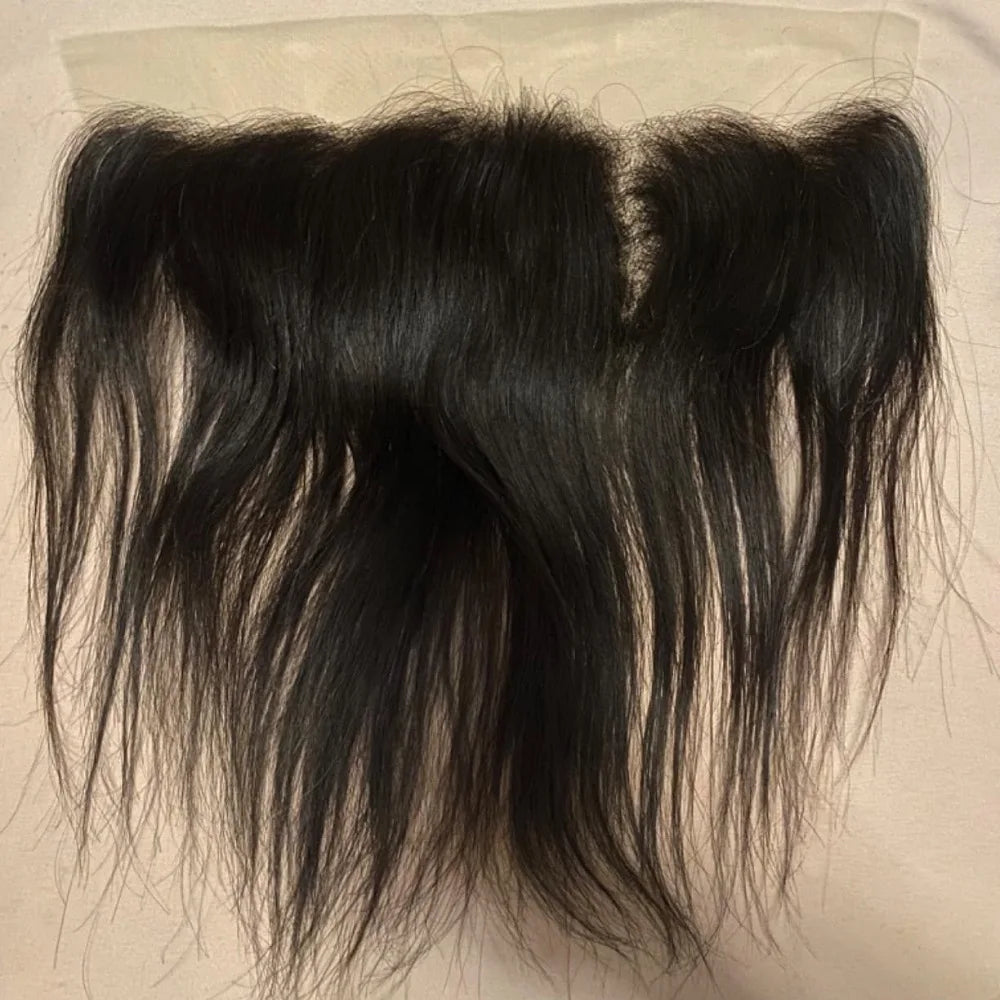 13x6 Transparent Lace Frontal Brazilian 100% Human Hair For Women Pre Plucked 4x4 Straight Lace Frontal Closure Only