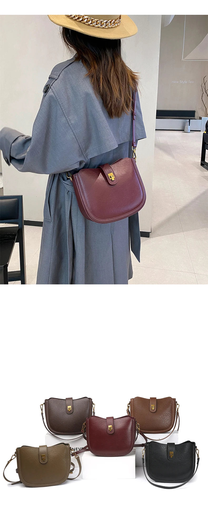 Women‘s Cowhide Genuine Leather Shoulder Bag Ladies Soft Natural Cow Leather Handbag Female Fashion Luxury Design Crossbody Bags