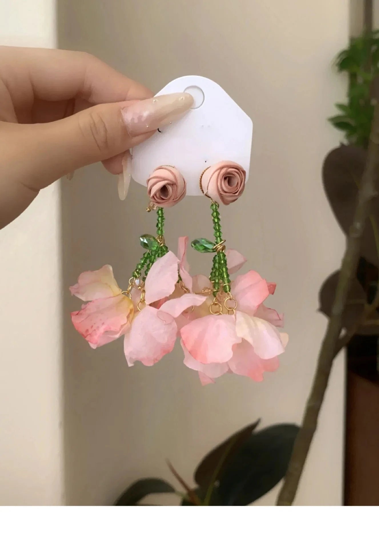 Butterfly Pearl Earrings Fashion Luxury Jewelry Wholesale