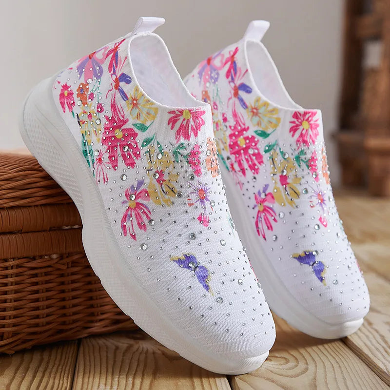 Shoes women 2025 new fashion fashion match color breathable single shoes women's shoes casual running shoes