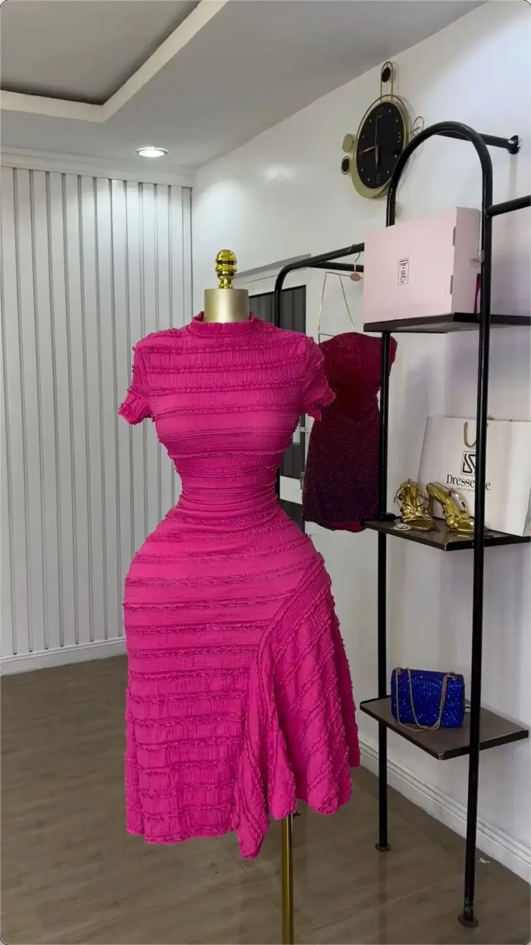 Women Short Sleeve O-neck Big Swing Elastic Dress 2025 Sweet Elegant Sexy Birthday Beach Night Party Vestidos Dresses