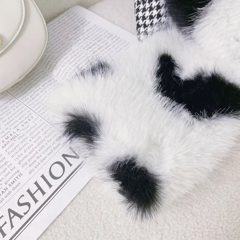 Fur Coat Women's Jacket Navy Collar Love Clothing 2025 Autumn Winter