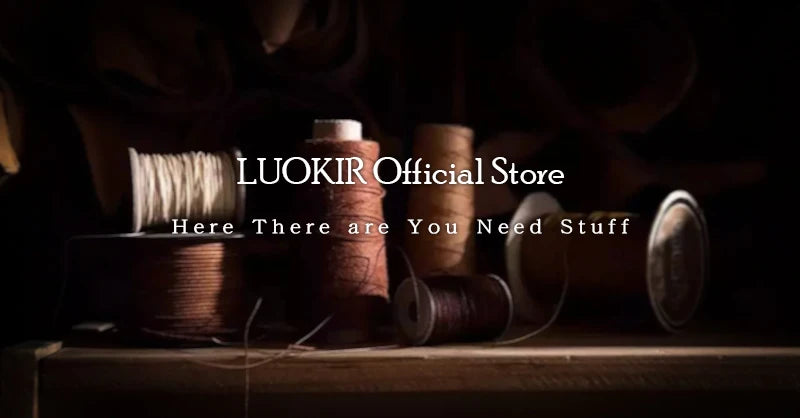 LUOKIR Men's Genuine Leather Coin Purse Simple Vintage Small Card Bag Women's Cowhide Wallet Keys Money Drawstring Storage Bags