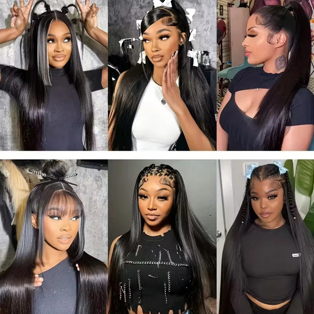 Preplucked Glueless Straight Human Hair Wig for Women