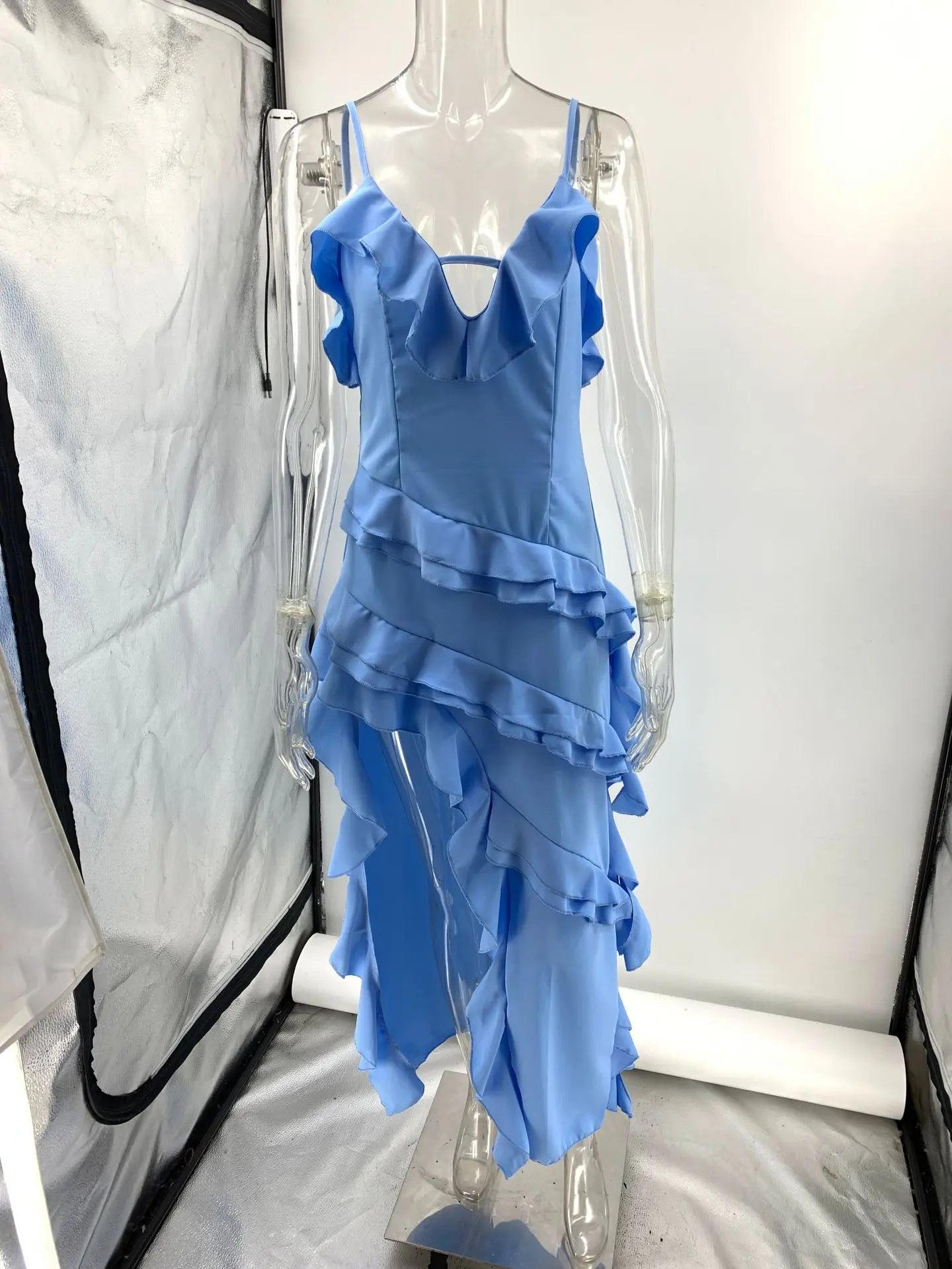 Tassel Detail With Slit Maxi Bodycon Dress for Women
