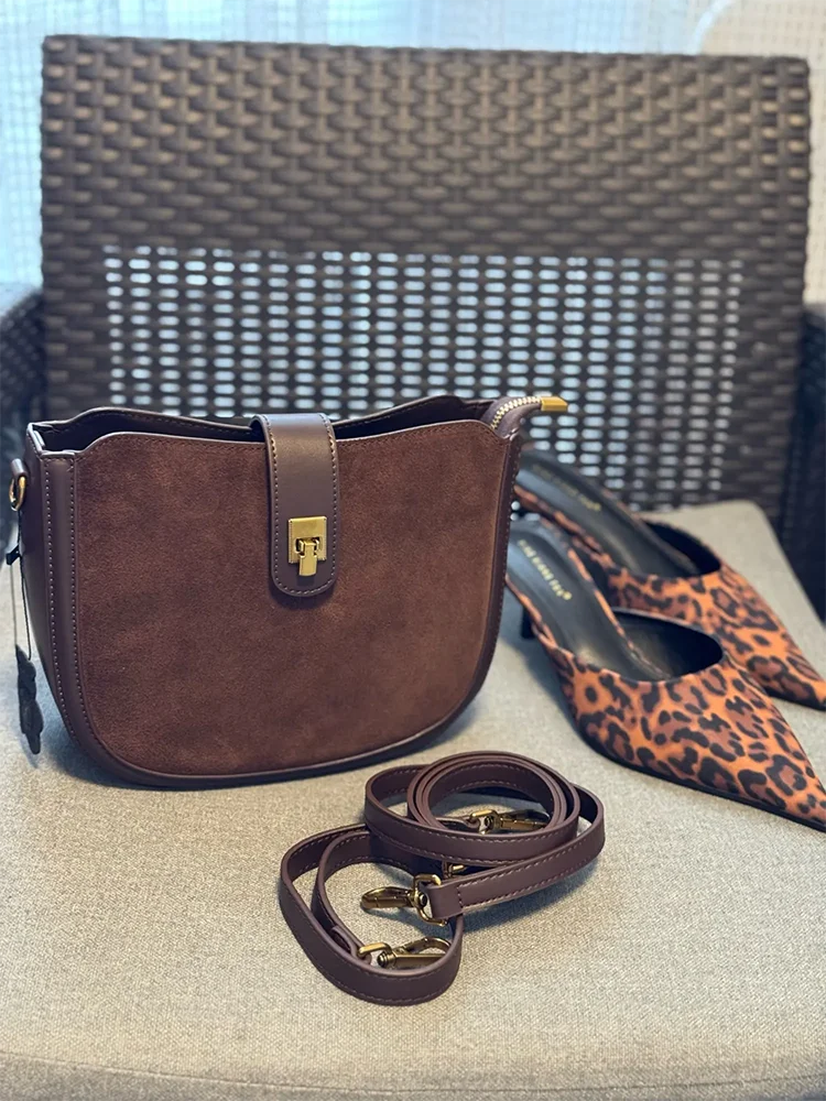 Women‘s Cowhide Genuine Leather Shoulder Bag Ladies Soft Cow Real Leather Handbag Female Fashion Luxury Design Crossbody Bags
