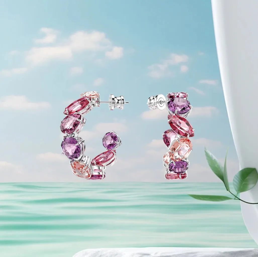 Elegant Shimmering Crystal Necklace Jewelry Set for Women
