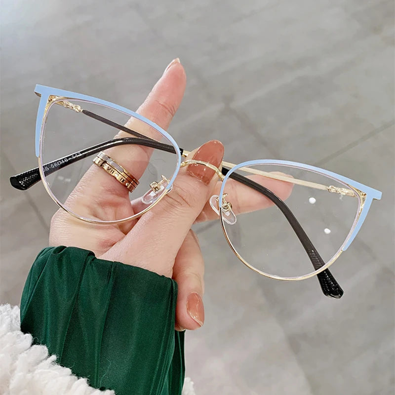 Lightweight Hollow Out Cat Eye Reading Glasses For Women