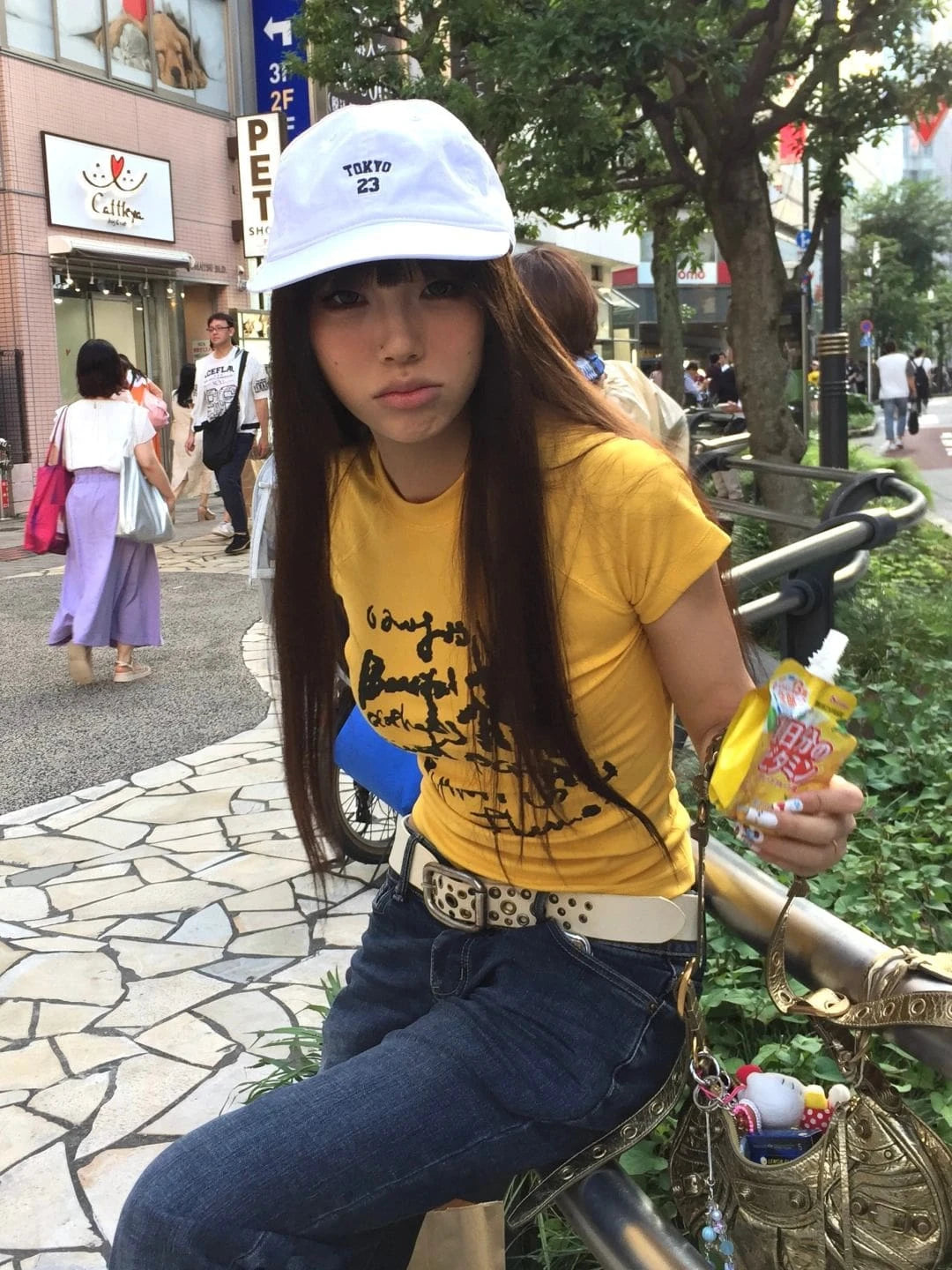Karrram Japanese Y2k Letter Print T-shirt Vintage Harajuku Crop Top Trashy 2000s Style Short Sleeve Tee Shirt American Retro 90s