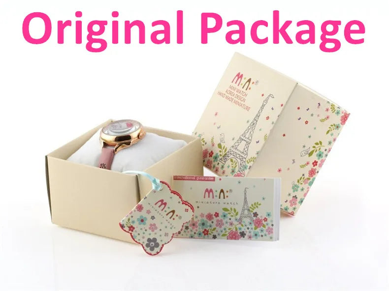 M:N: Brand Fashion Watch Ladies Luxury Hand-made 3D Bird Girl Gift Quartz Wristwatches Waterproof Luminous for Women Reloj Mujer