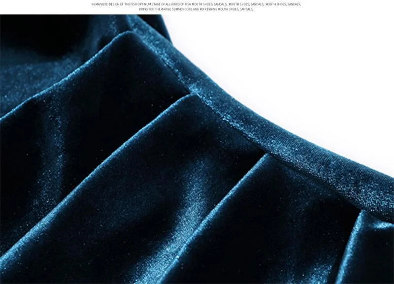 Golden Velvet Dress For Women Spring And Autumn New Fashionable Long Sleeve Dress Velvet Thickened Hip Wrap Dress Nail Bead