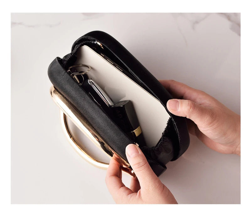 White Women Bag 2025 Brand Shoulder Handbag Korean Style Luxury Designer Mini Cross Body Bag High Quality Evening Lady Clutch