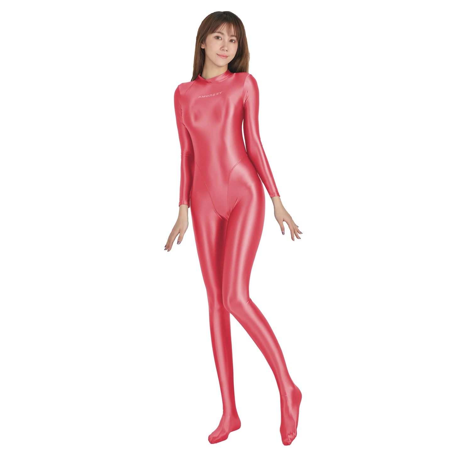 Athleisure Satin Zentai Bodysuit