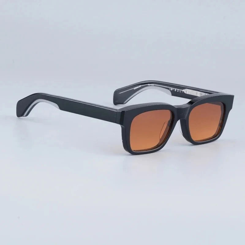 Vintage Rectangular Acetate Sunglasses