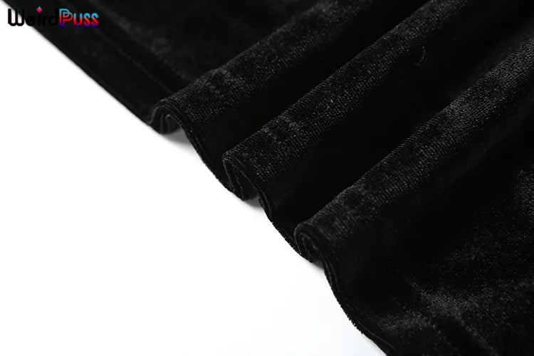 Weird Puss Diagonal Collar Sexy Dress Women Y2K Summer Trend Hollow Mesh Patchwork Midnight Birthday Party Clubwear Maxi Bodycon