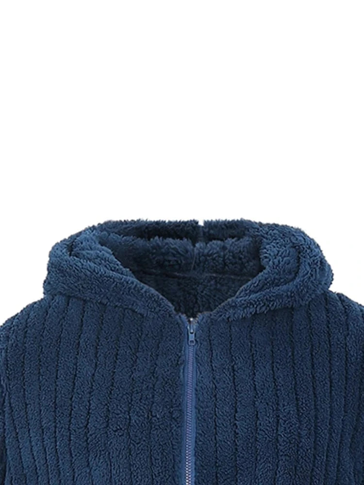 Plus Size 2024 New Women's Casual Hooded Jacket Zip Solid Colour Jacket Best Choice for Autumn and Winter