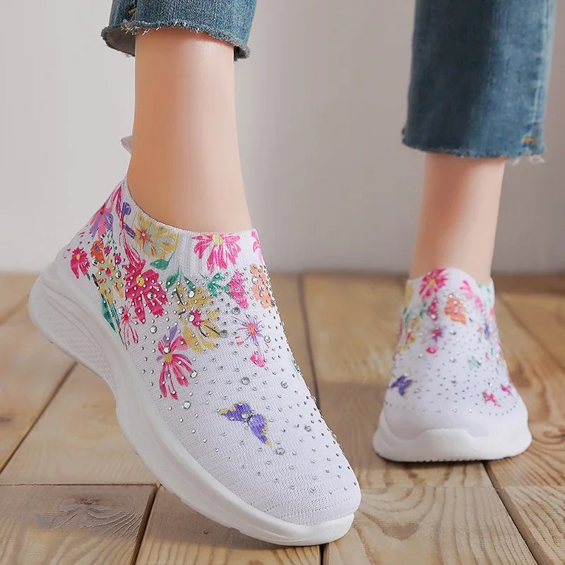 Shoes women 2025 new fashion fashion match color breathable single shoes women's shoes casual running shoes