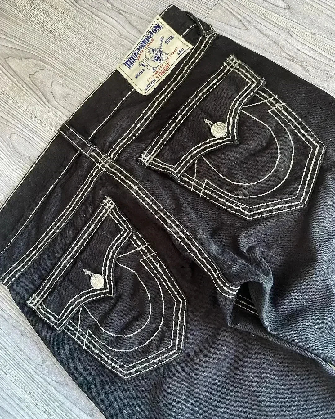 Black Y2K Hiphop Gothic Multi Pocket Zipper Jeans for Men Japanese Streetwear Trendy Cargo Pants European Urban Baggy Denim