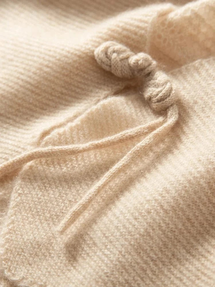 CHICUU Spring Summer Women 100% Cashmere Cape Thin Hollow Grace Chinese Style Shawls Cashmere Knitwear Sweater Wraps Luxury Top