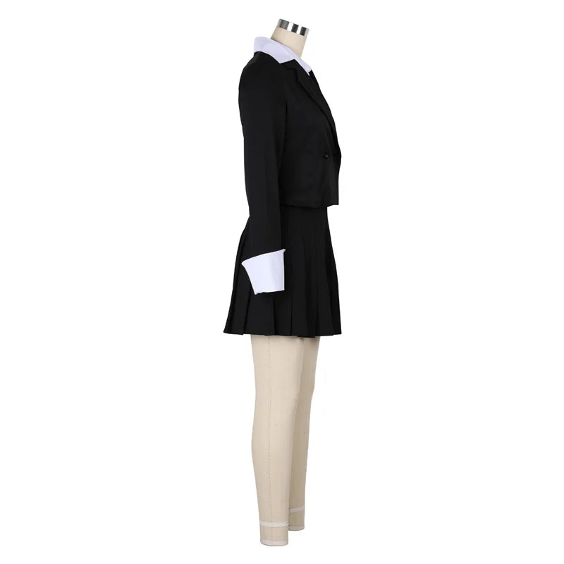 2025 Elegant Workwear 2 Piece Outfit Sets for Women Office Lady Double-breasted Blazer Coat and A-line Pleated Mini Skirt Suits
