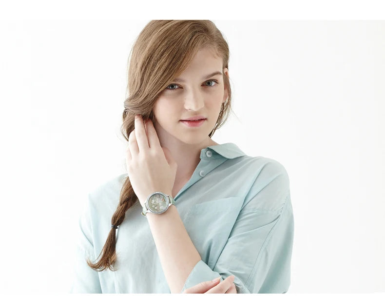 M:N: Brand Fashion Watch Ladies Luxury Hand-made 3D Bird Girl Gift Quartz Wristwatches Waterproof Luminous for Women Reloj Mujer